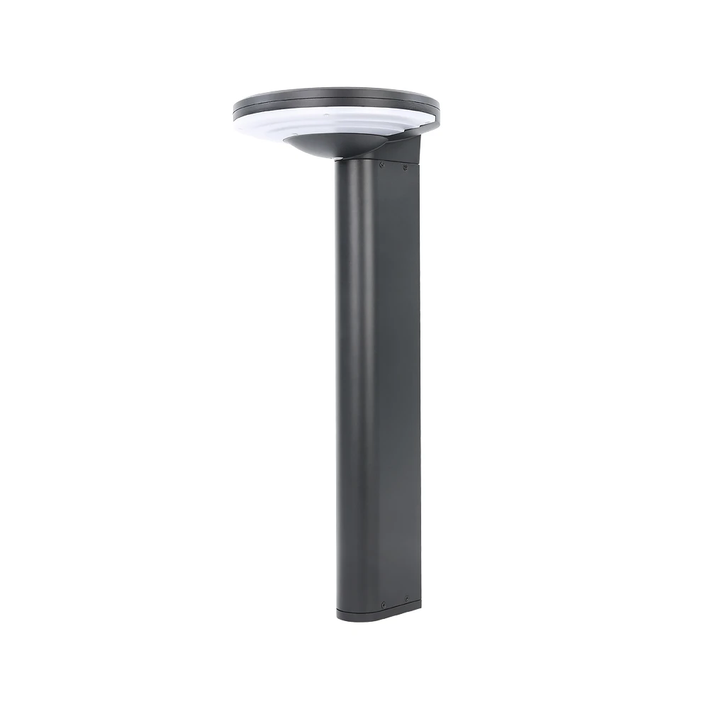 Vattentät gjutna aluminium Solar Led-pollare