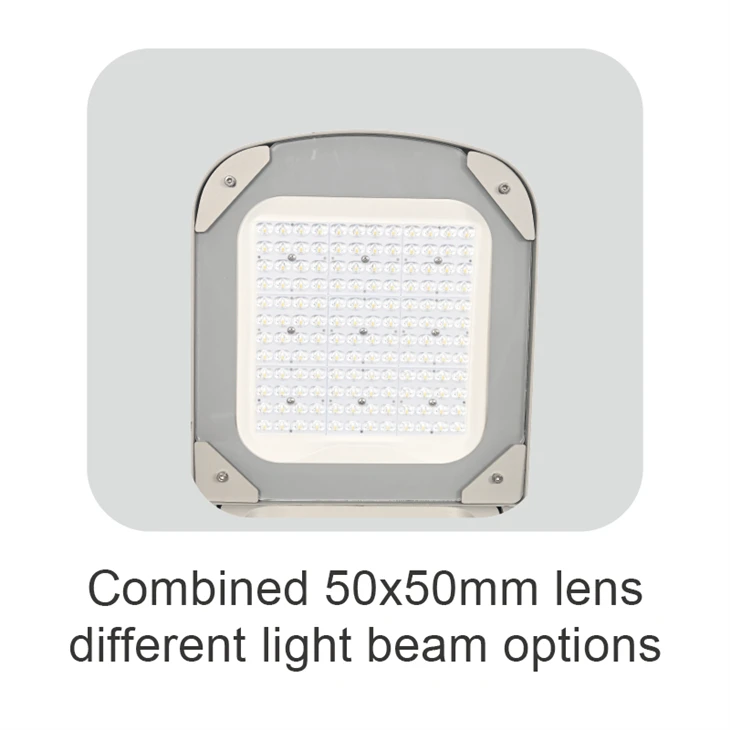 High Quality 100W Aluminum Stand Alone LED Street Light Easy Installation Radar Induction Road IP66 Rated